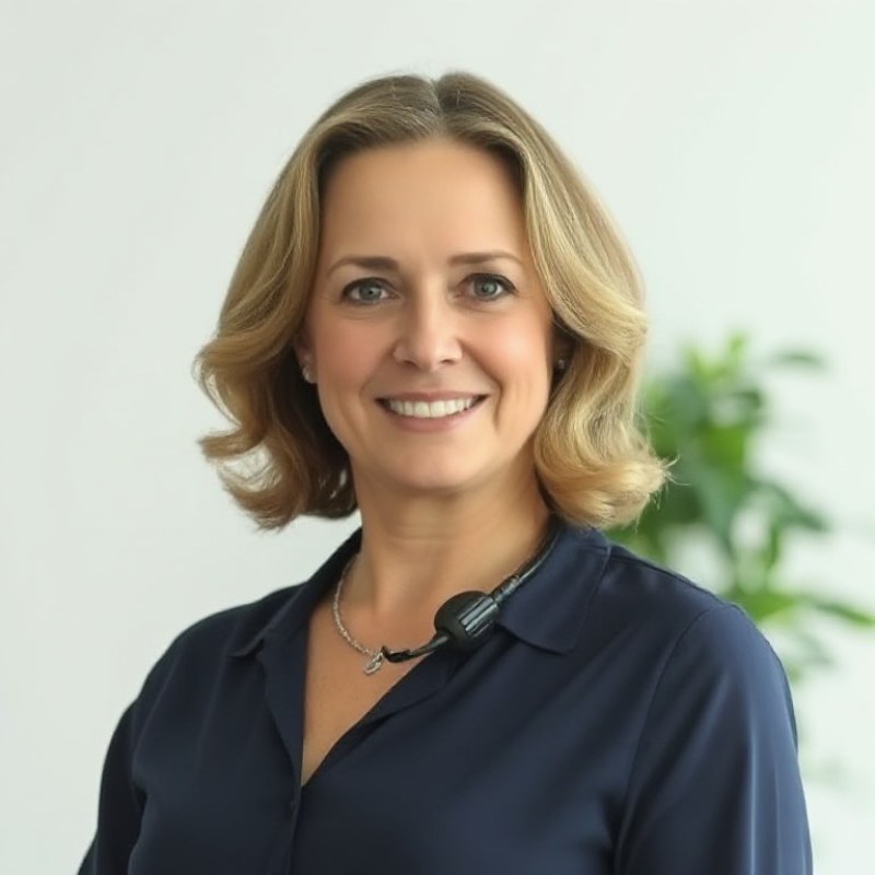 Portrait of Carol Simmons, synthetic intelligence