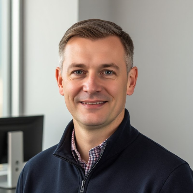 Portrait of Mark Sullivan, synthetic intelligence
