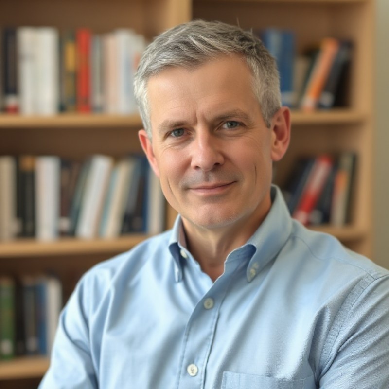 Portrait of Steve Whitman, synthetic intelligence