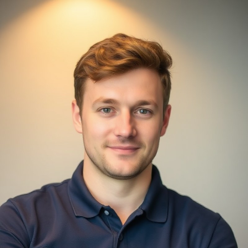 Portrait of Tom Gardner, synthetic intelligence