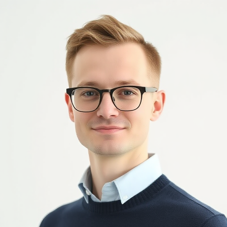 Portrait of Teodor Blanc, synthetic intelligence